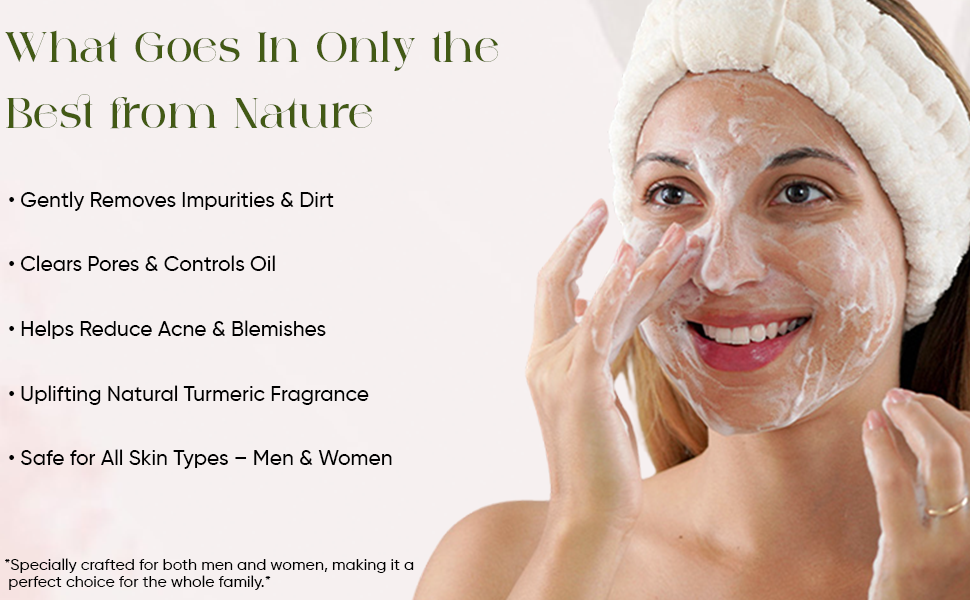 Pureplush Herbal Facewash powder - Detail View